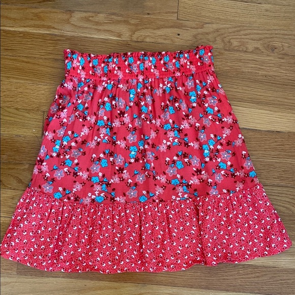 Floral Red Skirt - Picture 1 of 5